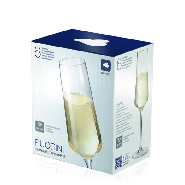 L069550 - champagne - glas - leonardo - servering - fest - present - nyår - bubbel