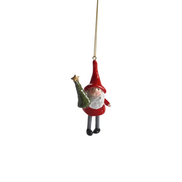 120007 - tomtesson - tomte - julgransdekoration - hängande - jul - present - rolig - camilla ståhl