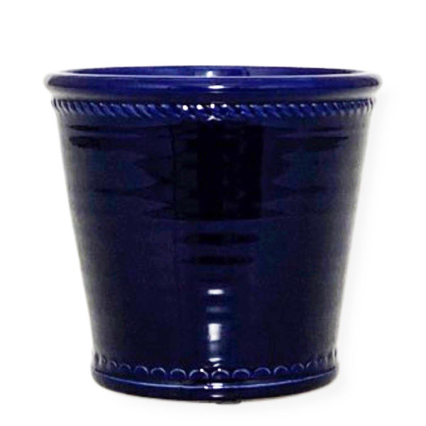 208280 - kruka - keramik - miljögården - växter - inredning - blå