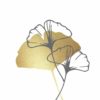 PD133002424-3 - golden gingko - servett - vit - guld - kamixa.se - blommor - PPD - servering - matlagning - bjudning - gester - 3st - 20pack