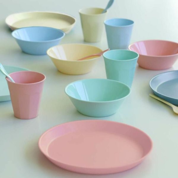 4058272 - 16 delar - flingor - desserter - staplingsbara - termoplast - färgglatt - rosa - gul - grön - blå - pastell - kamixa.se - servering - present - picknick