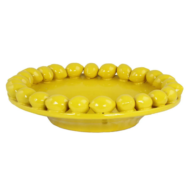 222382 - masthave - citroner - citron - fat - servering - sommar - present - keramik - gul - färgglad