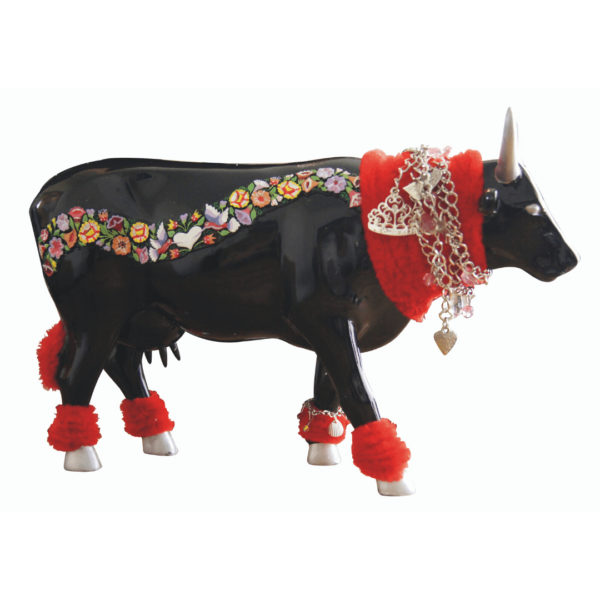 46495 - cowparade - Hot couture - H@t Cow-ture - kossa - rolig - present