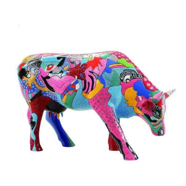 partyingcow - cowparade - cow