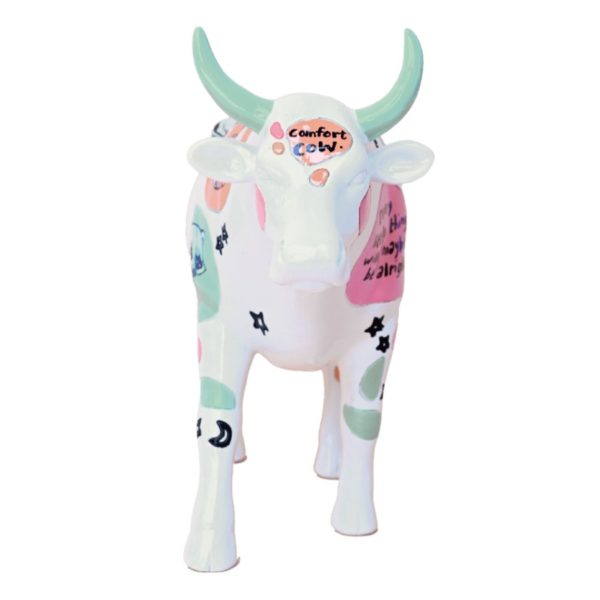 46808 - Comfort Cow Vit - samlarobjekt - present - gåva - kamixa.se - Mary-Anne Hampton