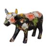 47499 - Mignon - cowparad - present - gåva - kamixa.se - inredning - samlarobjekt - rolig - söt - fin - blommor - svart - The master collection