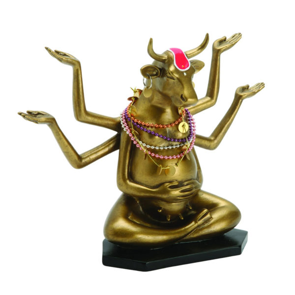 47752 - Buddha Cow / Asus Muddha - cowparade - samlare - present - kamixa.se