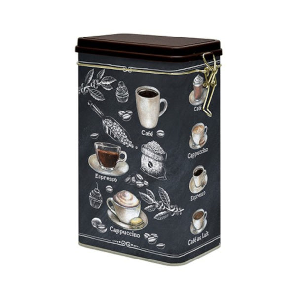 Barista plåtburk där du kan förvara ditt kaffe eller också tepåsar eller löst te