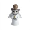 7124-01 - Ljusstake Katt, Ängel H.14,8cm - Annica Hovbom - Kamixa.se - nääsgränsgården