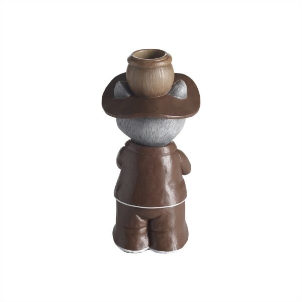 7124-03 - Pepparkaka - ljusstake - katt - Annica Hovbom