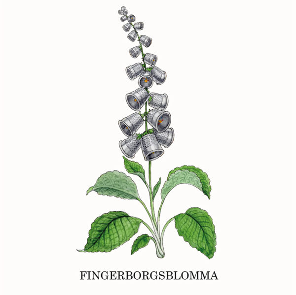 16AFF - kamixa.se - bokstavligt målat - maria - akvarell - rolig - fin - växter - inredning