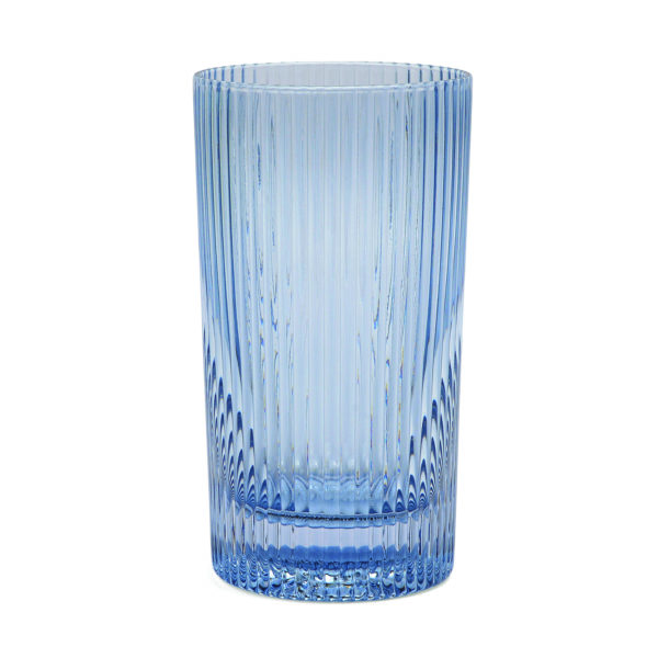 HHC103EU - 840214816673 - glas - ribbade - räfflade - highball - fest - kalas - drink - present - 2 set - 2st - kamixa.se - Here´s How - serie - julklapp