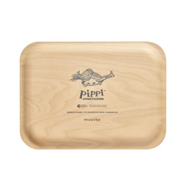 baksida - 6416114970933 - Muurla Pippi tray Pippi and the Horse - 27x20cm