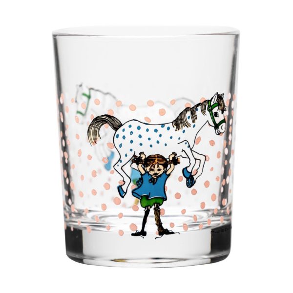 404-020-01 - Muurla Pippi and the horse Drinking glass - 20 cl