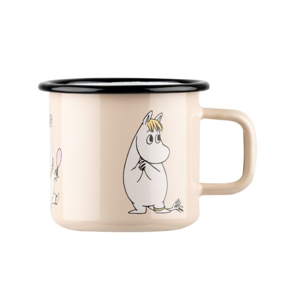 9 Moomin by Muurla Retro Snorkmaiden enamel mug 3,7dl 1701-037-09 6416114968305