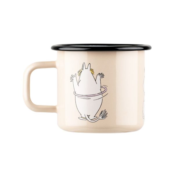 9 Moomin by Muurla Retro Snorkmaiden enamel mug 3,7dl 1701-037-09 6416114968305