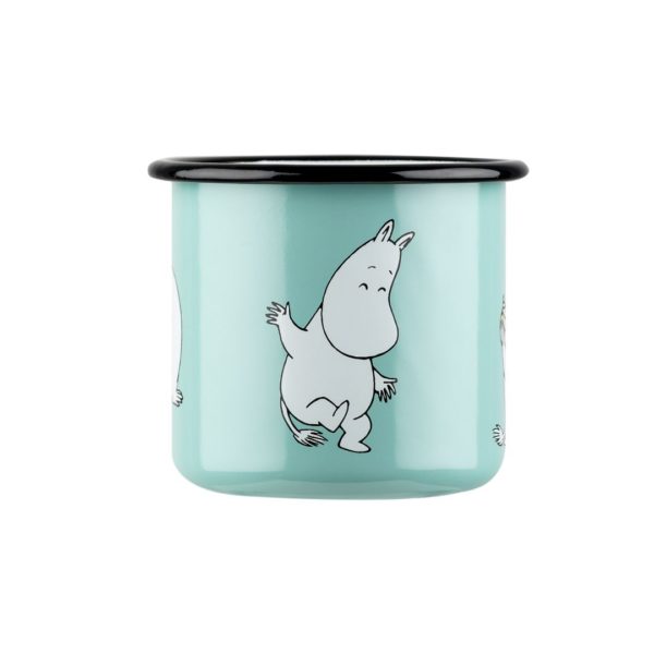 12 Moomin by Muurla Retro Moomintroll enamel mug 3,7dl 1701-037-11 6416114968299