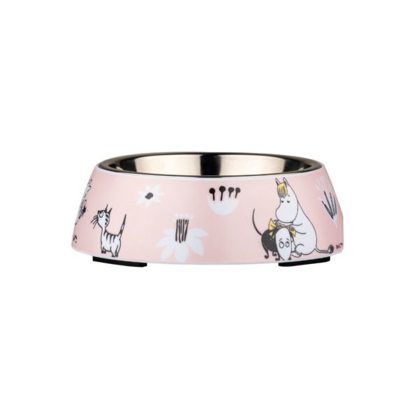 Muurla Moomin Pets bowl S_pink