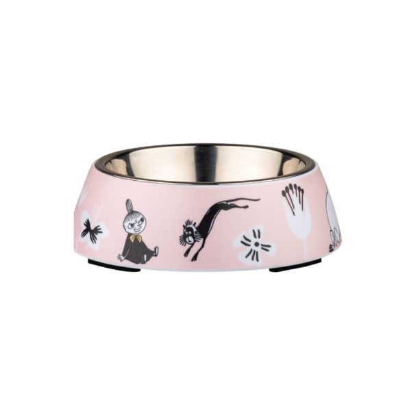 Muurla Moomin Pets bowl S_pink