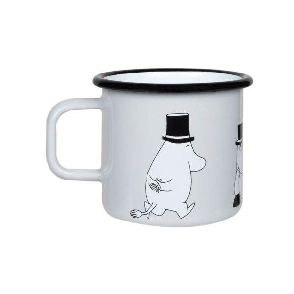 21 - Moomin by Muurla Retro Moominpappa enamel mug 3,7dl 1701-037-15 6416114966363