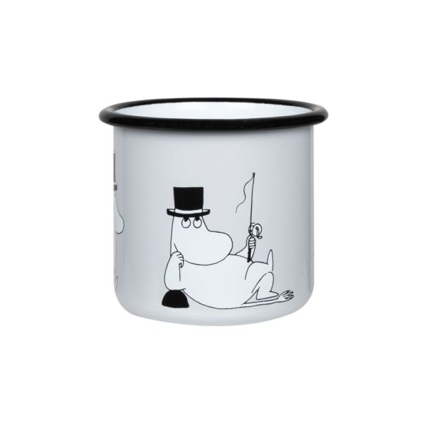 21 - Moomin by Muurla Retro Moominpappa enamel mug 3,7dl 1701-037-15 6416114966363