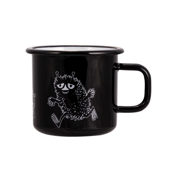 22 Moomin by Muurla Retro Stinky enamel mug 3,7dl 1701-037-03 6416114966677