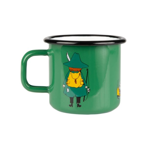 25 Moomin by Muurla Retro Snufkin enamel mug 3,7dl 1701-037-02 6416114965083