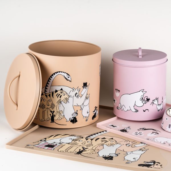 Muurla Moomin pink and beige