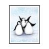 PO1150 - Penguins - 40x50 - Poster - OrginellaOrginal - inredning - vägg - konst - målat - design - klimatsmart - konstnär - kamixa.se - närproducerat