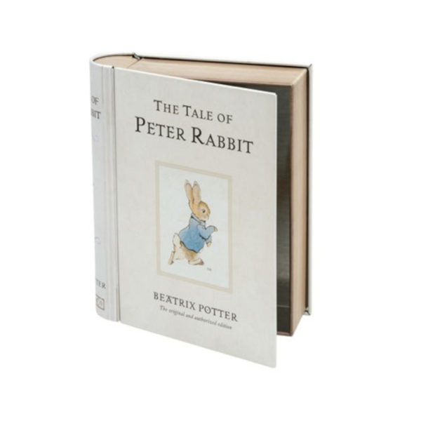 plåtburk - bokburk - peter rabbit