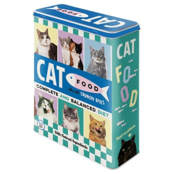 30329 - 4036113303291 - Nostalgic Art Merchandising - kattfoder - plåtburk - förvaring - kattgodis