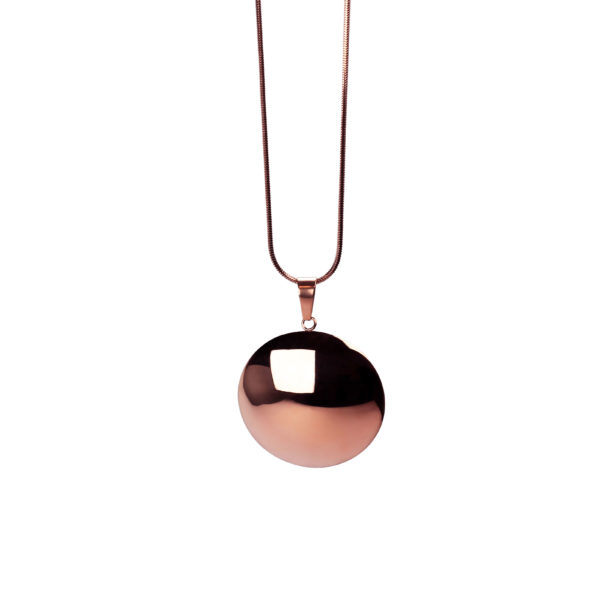 coalsmycken - halsband - accessoarer - roséguld - maria - stål - smycken