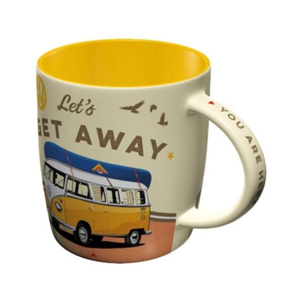 43032 - 4036113430324 - Nostalgic Art Merchandising - mugg - kaffe - te - get away - volkswagen - buss - vanlife