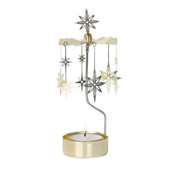 AN845G - änglaspel - pluto design - northern star - guld - dekoration - jul