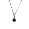 H1101155 - coal smycken - halsband - odelia - stål - silver - rosa