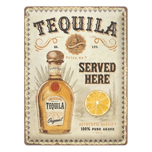 Plåtburk - Tequila - hemmet - köket - drink - shot - present - bromma kortförlag