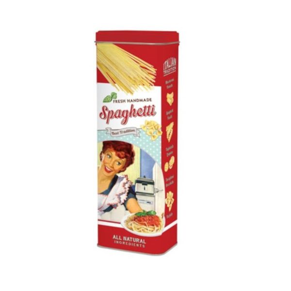 Nostalgic Art Merchandising - spaghetti - pasta - plåtburk - förvaring