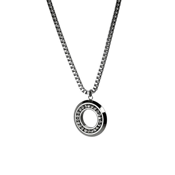 H1101100 - coal smycken - halsband - theodora - stål - silver - accessoarer