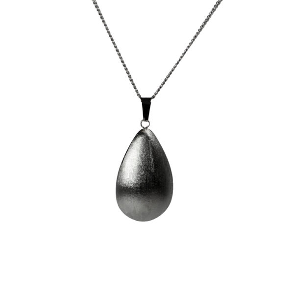 H1101144 - vicki - halsband - coal smycken - stål - silver - accessoarer